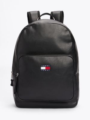 black city logo dome backpack for men tommy jeans