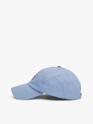 blau heritage baseball-cap für herren - tommy jeans