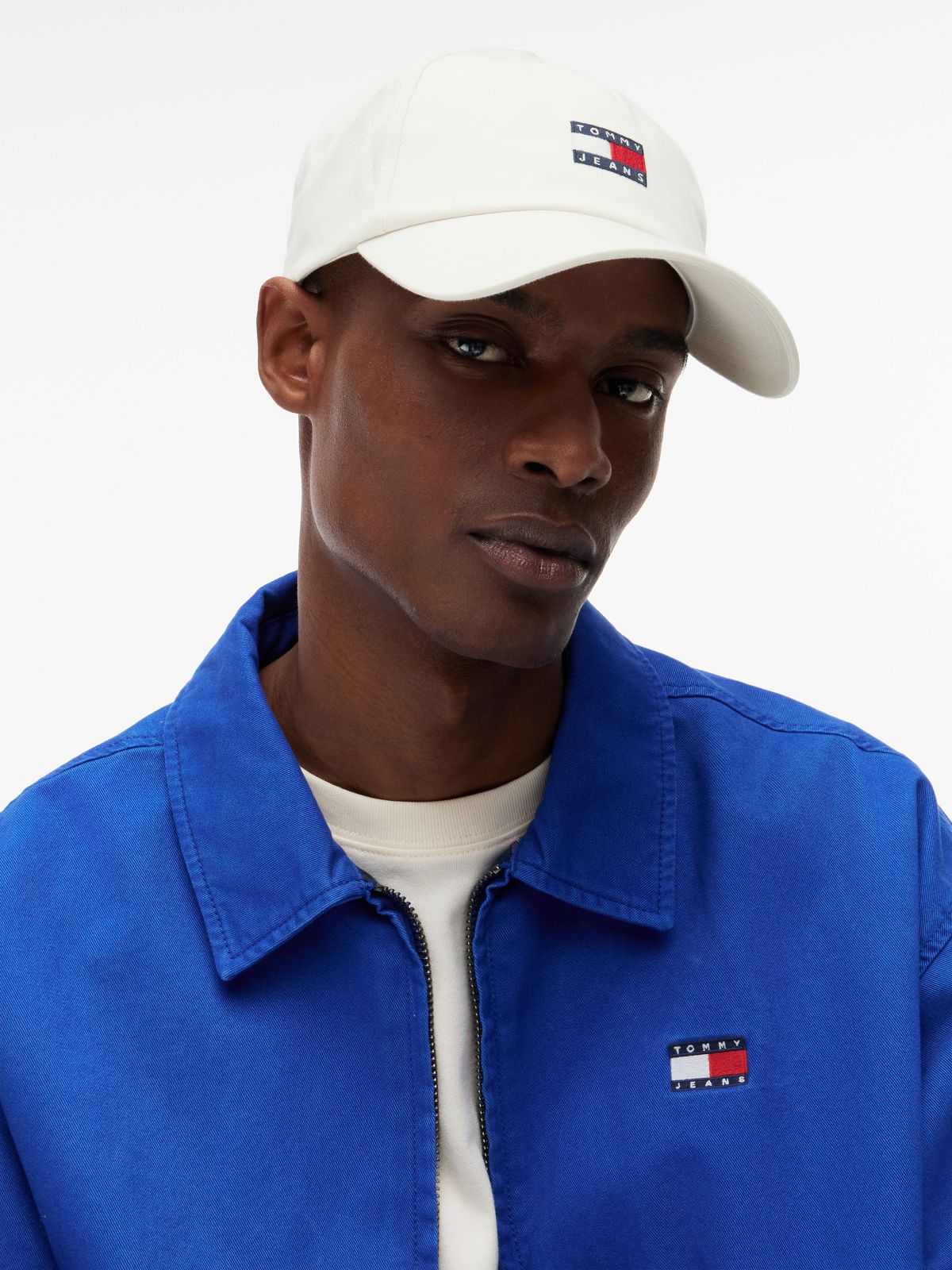 Heritage Logo Twill Baseball Cap — White