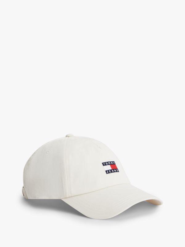 Heritage Logo Twill Baseball Cap — White