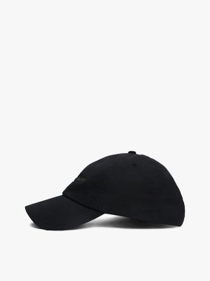 schwarz heritage baseball-cap mit logo-stickerei für herren - tommy jeans