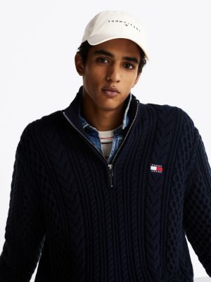casquette heritage à logo brodé blanc pour hommes tommy jeans