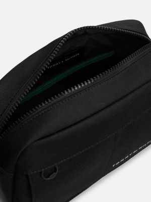 black crossover reporter bag for men tommy hilfiger