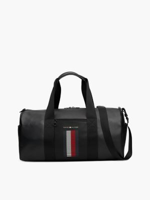 Pique Pocket Duffel Bag Black Tommy Hilfiger