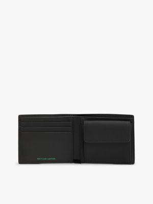 black credit card and coin bifold wallet for men tommy jeans