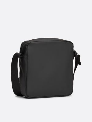 black essential crossover reporter bag for men tommy jeans
