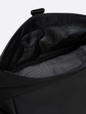 sacca zaino essential con logo nero da uomini tommy jeans