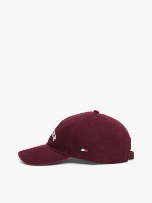 casquette hilfiger monotype rouge pour hommes tommy hilfiger