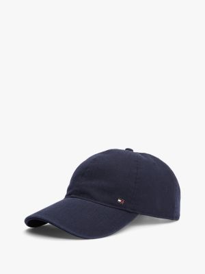 blue corporate herringbone baseball cap for men tommy hilfiger