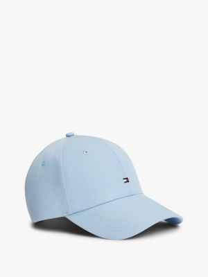 blue baseball-cap aus twill mit hilfiger flag für herren - tommy hilfiger