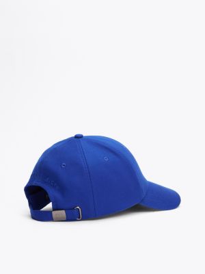 blau hilfiger flag baseball-cap mit 6-panel-design für herren - tommy hilfiger