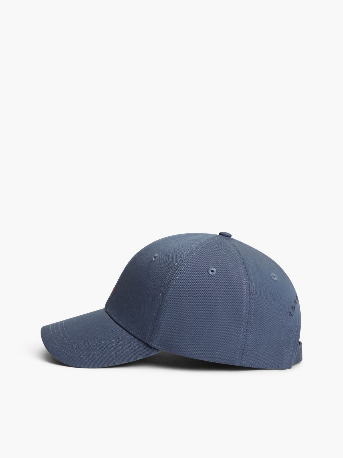 Hilfiger Flag Embroidery Six-Panel Baseball Cap — Blue