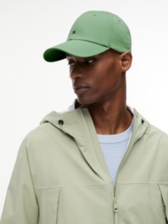 Hilfiger Flag Embroidery Six-Panel Baseball Cap — Green 4