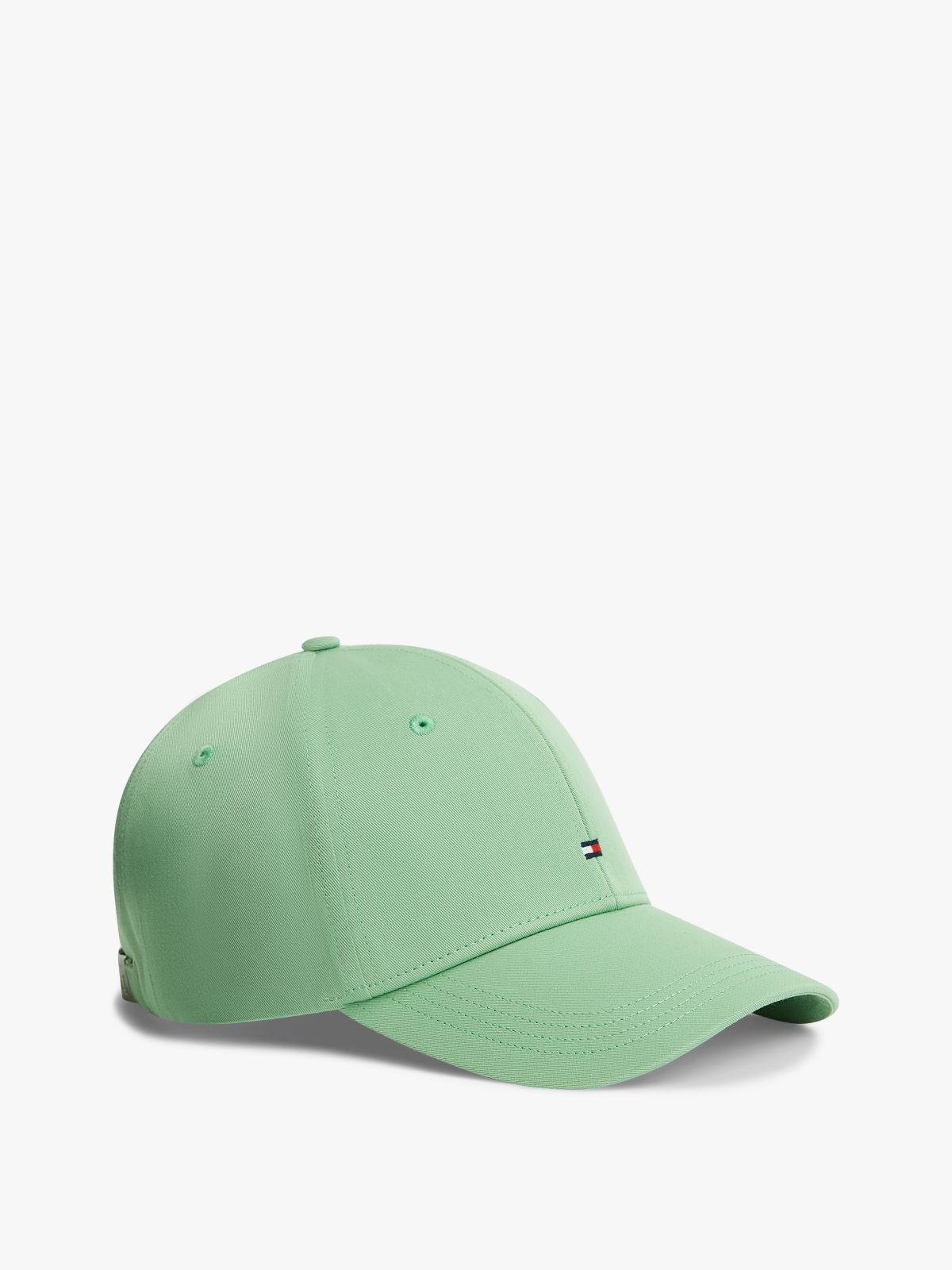 Hilfiger Flag Embroidery Six-Panel Baseball Cap — Green