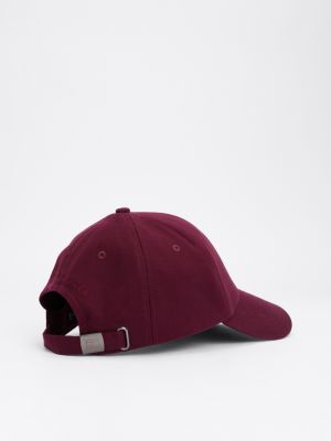 cappello da baseball con bandierina rosso da uomini tommy hilfiger