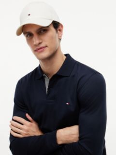 Hilfiger Flag Embroidery Six-Panel Baseball Cap — White 4