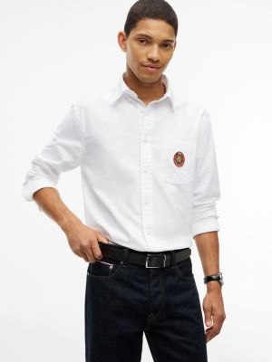 brown denton two-tone reversible leather belt for men tommy hilfiger