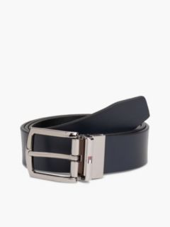 Denton Leather Reversible Belt — Blue 2