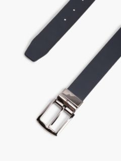 Denton Leather Reversible Belt — Blue 4