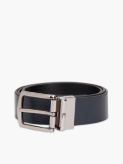 Denton Leather Reversible Belt — Blue 6