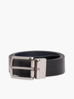 Denton Leather Reversible Belt — Blue 7