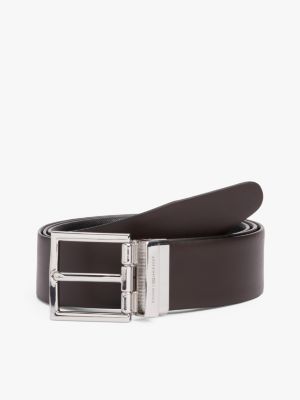 black th business reversible leather belt for men tommy hilfiger