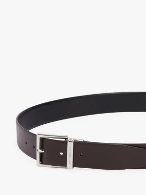 black th business reversible leather belt for men tommy hilfiger