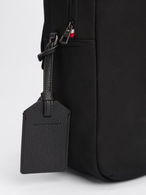 zaino con custodia per laptop e logo nero da uomini tommy hilfiger