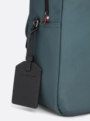 zaino con custodia per laptop e logo blu da uomini tommy hilfiger