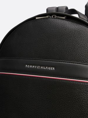 black corporate dome backpack for men tommy hilfiger