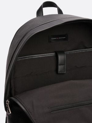 black corporate dome backpack for men tommy hilfiger