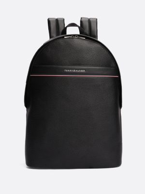 black corporate kuppelförmiger rucksack für herren - tommy hilfiger