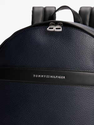 blue corporate dome backpack for men tommy hilfiger