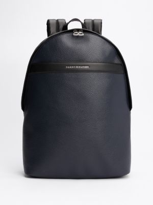 blue corporate dome backpack for men tommy hilfiger