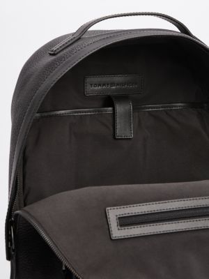 multi casual leather backpack for men tommy hilfiger