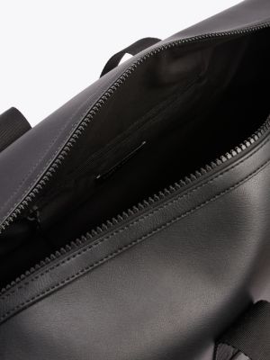 sac duffle à logo en métal noir pour hommes tommy hilfiger