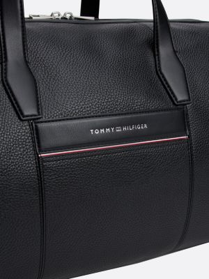 black th business corporate duffel bag for men tommy hilfiger