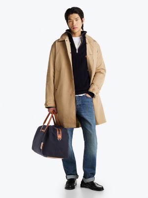 multi casual canvas duffel bag for men tommy hilfiger