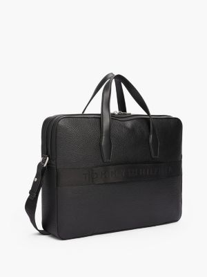 borsa sottile per laptop th business nero da uomini tommy hilfiger