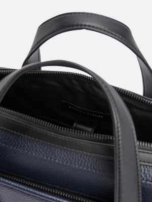 borsa sottile per laptop th business blu da uomini tommy hilfiger