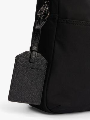 schwarz laptop-tasche mit gepäckanhänger für herren - tommy hilfiger