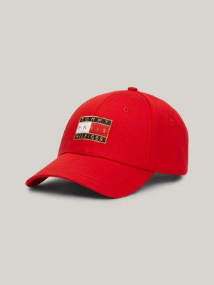 gorra de béisbol 1985 colección tommy hilfiger paris red de hombres tommy hilfiger
