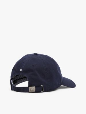 blue hilfiger flag baseball cap for men tommy hilfiger