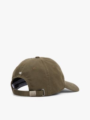 brown hilfiger flag baseball cap for men tommy hilfiger