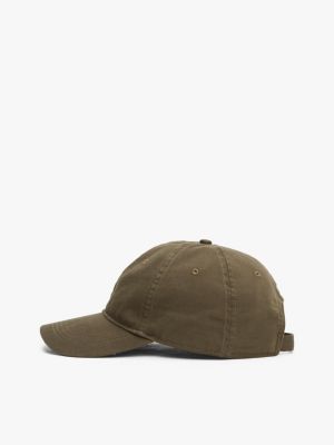 brown hilfiger flag baseball cap for men tommy hilfiger