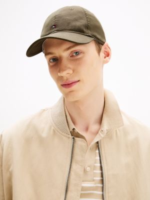 brown hilfiger flag baseball cap for men tommy hilfiger