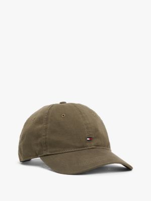 brown hilfiger flag baseball cap for men tommy hilfiger