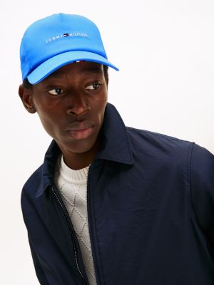 blue six-panel baseball cap for men tommy hilfiger