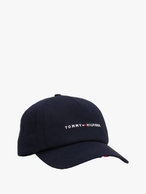 blue six-panel baseball cap for men tommy hilfiger