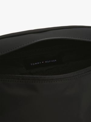 black metal logo bum bag for men tommy hilfiger